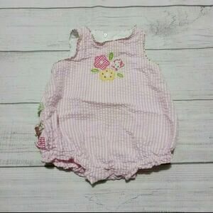 6m Florence Eiseman Seersucker Bubble Romper